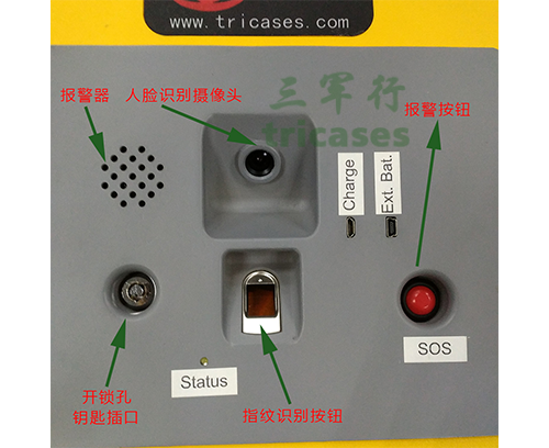 三軍行廠家高級定制密碼箱安全箱M2750攜行箱