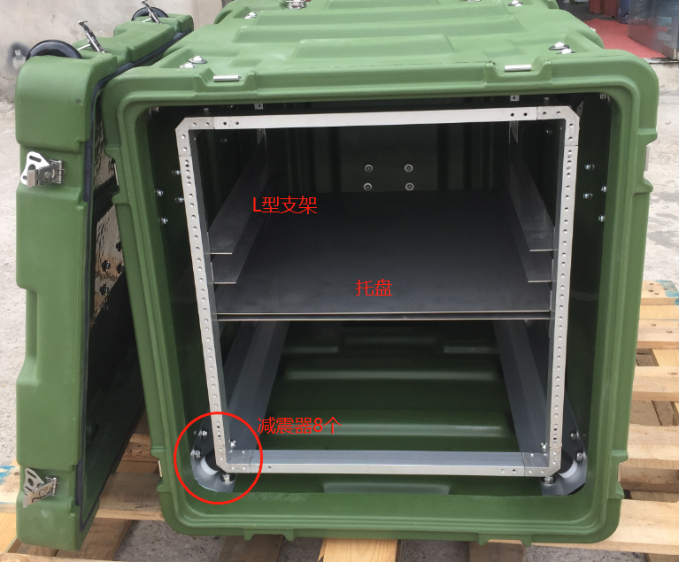 三軍行14U減震機架箱